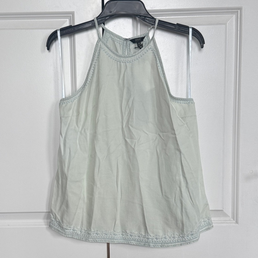 NWT pale blue green sleeveless Tank Top